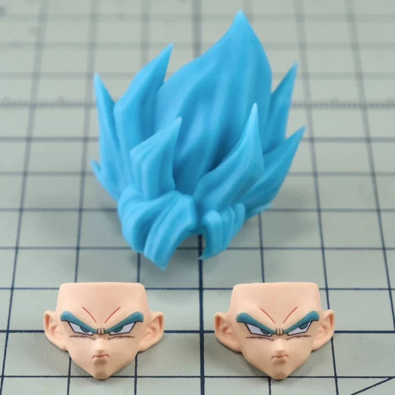 Nono Dragon Ball Z Shf Super Saiyan Action Figure Blue Son Goku Head Model  Collectible Anime Toys Accessory Gift