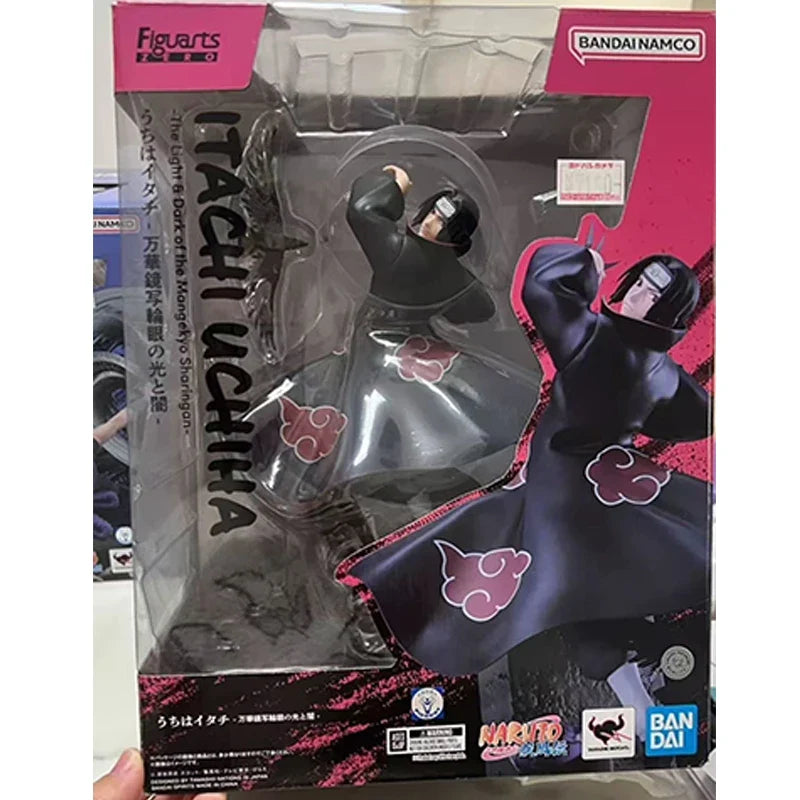Bandai Genuine NARUTO Figuarts ZERO Uzumaki Naruto Uchiha Sasuke Uchiha Obito Uzumaki Boruto Anime Action Figure Model Toys Gift