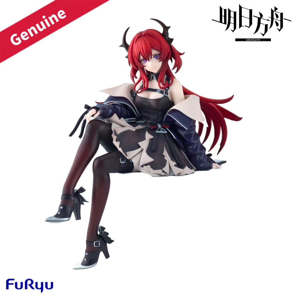 Original Genuine FuRyu Prepainted Noodle Stopper Figure Arknights Surtr Game Character Figure Decoration Collection Gift Toy