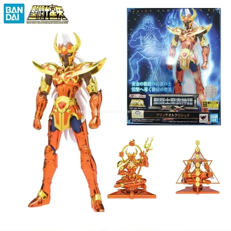 In Stock Bandai Saint Cloth Myth EX Sea Fighter Crisa Okrishna Anime Action Collection Character Model Toy Gifts for Children