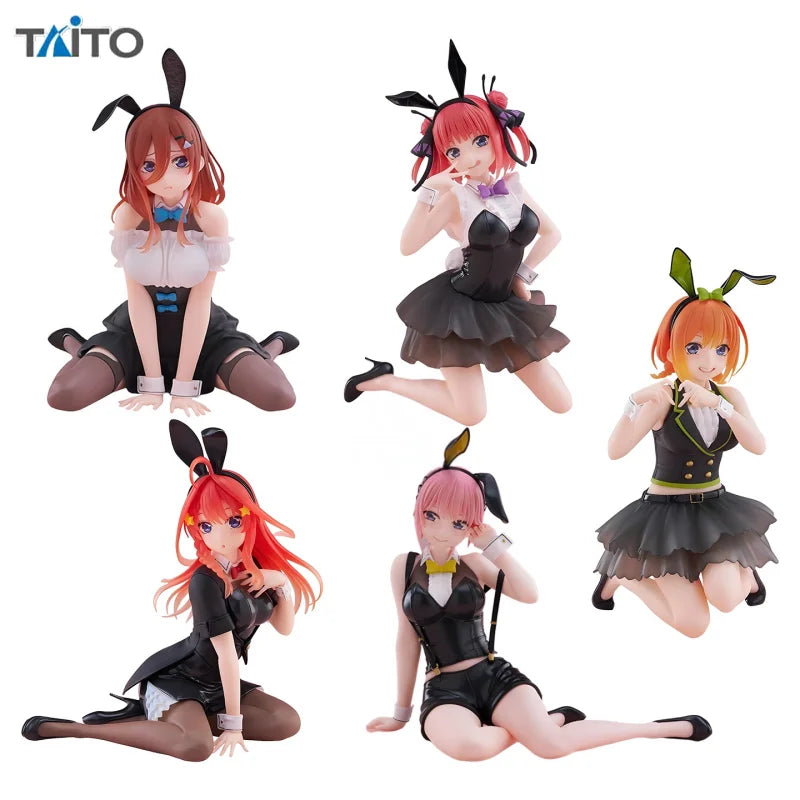 In Stock Genuine TAITO Gotoubun no Hanayome Nakano Ichika Nino Miku Yotsuba Itsuki Bunny Girl Prize Figure Pretty Model Gifts