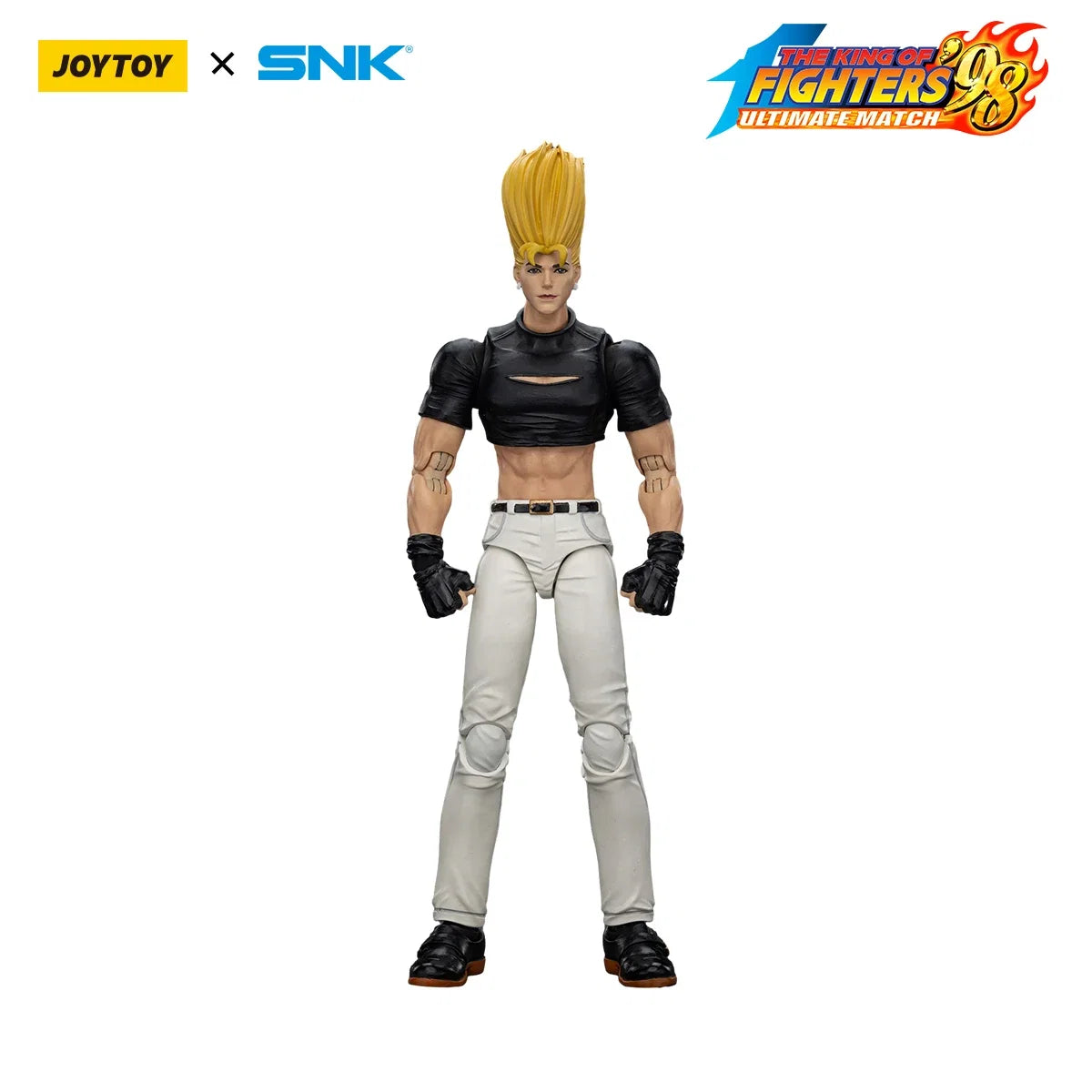 JOYTOY SNK 1/18 Action Figures KOF 98UM Hero Team Kyo Kusanagi Goro Daimon Benimaru Nikaido