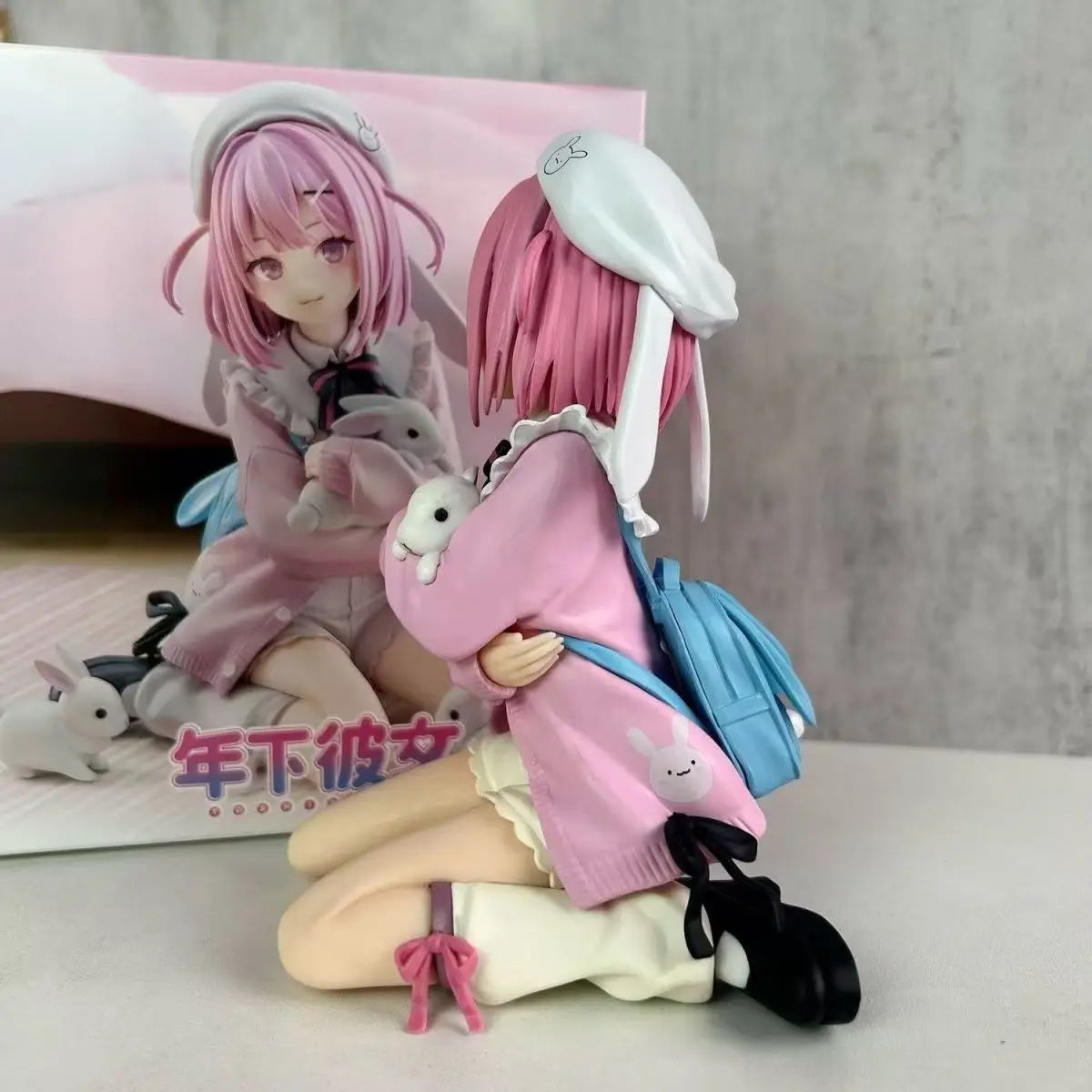 16cm Younger Girlfriend Action Figure Collectible Model Doll Toy Gift  Toshishita Kanojo illustration by ran9u Anime Girl Figure