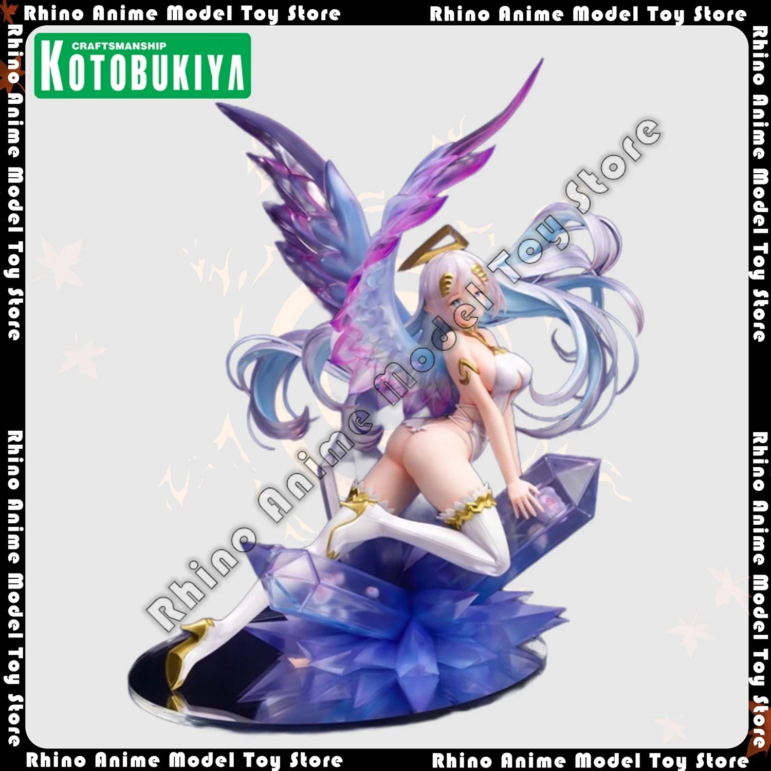 In Stock Original Genuine Kotobukiya 1/7 Phantom Museum Verse01 Crystal Angel Aria Figure Anime Statue Collectible Toy Gift 26cm