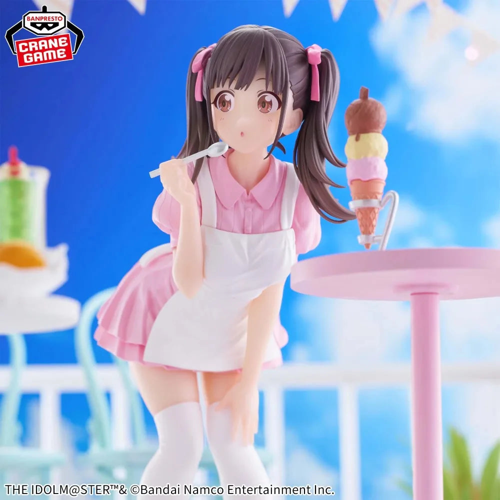 In Stock Bandai Original Genuine Banpresto THE IDOLM@STER: Shiny Colors Sonoda Chiyoko Espresto Sweetest Pose 17cm Model Figures