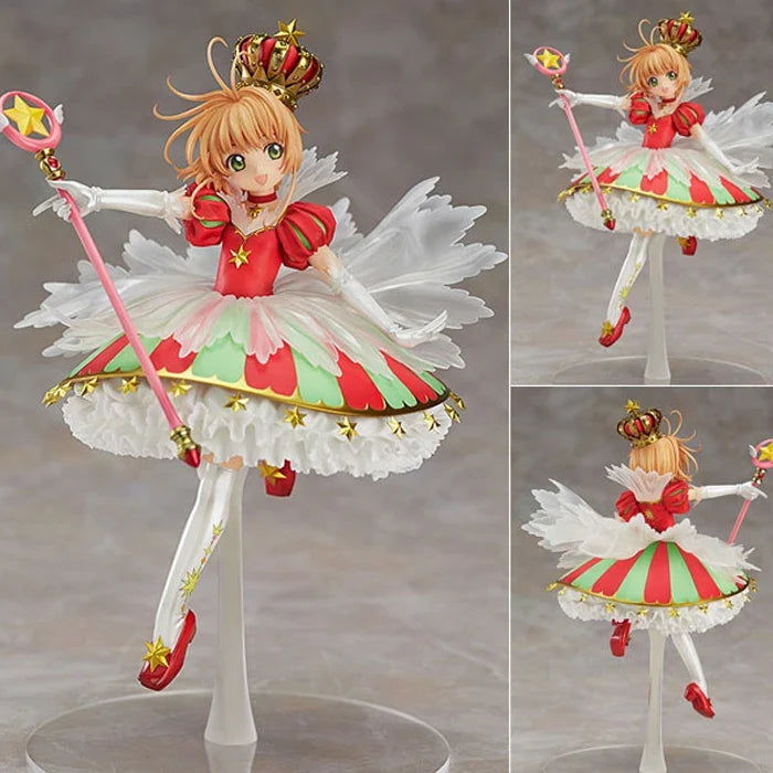 5th Anniversary Boxed Anime Figure Transformation Girl Sakura Wood Sakura Magic Card Girl Small Boxed Collectible Toy