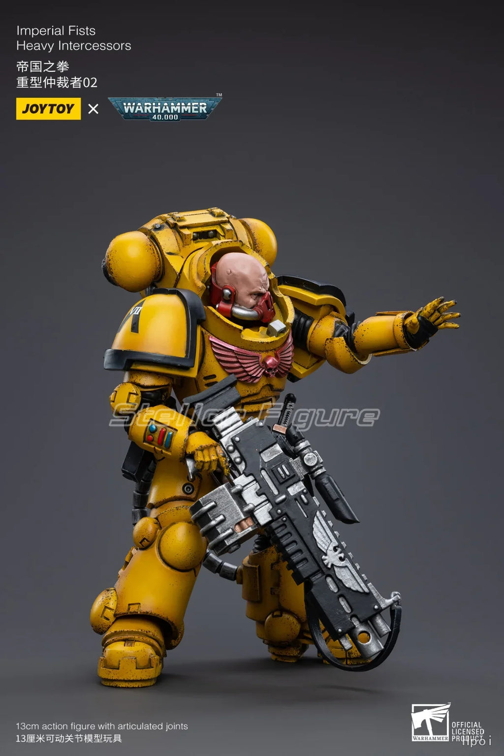 【SF】JOYTOYS 1/18 Action Figure Imperial Fists Heavy Intercessors Model Toys Gifts Collection Ornaments