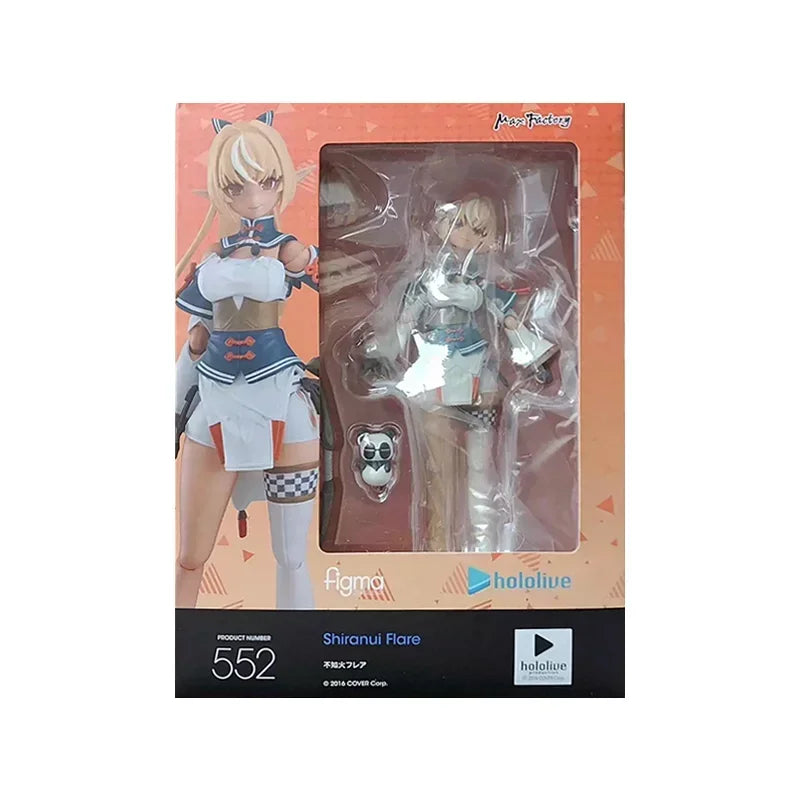 Auf Lager GSC Max Factory Original Figma 552 Hololive Shiranui Flare Anime Actionfigur Spielzeug für Jungen Mädchen Kinder Geschenke