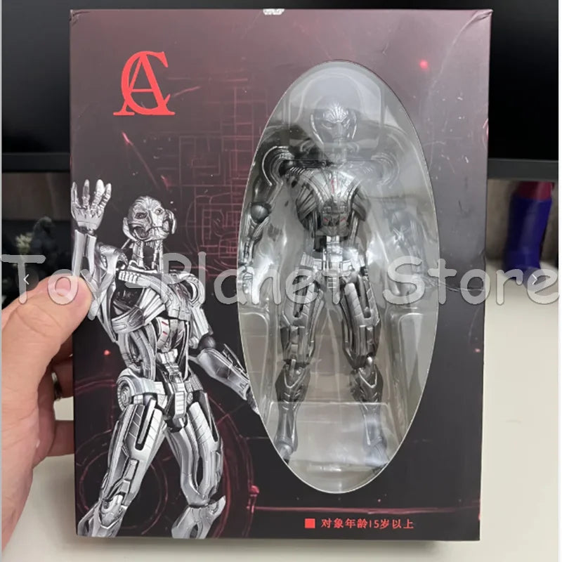 In Stock AC Factory 16cm Ultron Action Figures Kaiyodo Amazing Yamaguchi Avengers Anime Collection Ko Model Customized Gift Toys