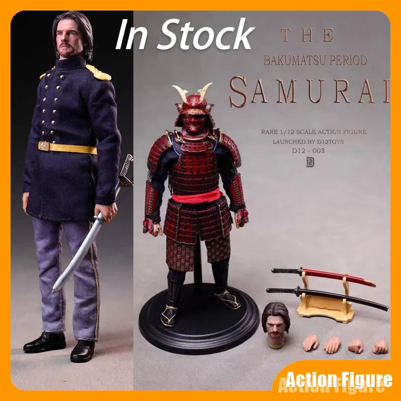 Auf Lager D12toys 1/12 Legierung Bakumatsu Tadayoshi Samurai D12003/04 Actionfigur Original Modell Ornament Sammlung Geschenke Spielset
