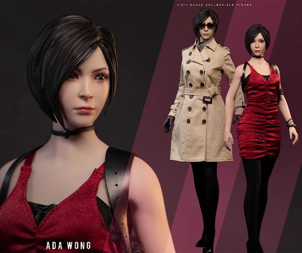 DAMTOYS DMS039 1/6 Ada Wong Figure Model 12'' Female Soldier Action Figure Full Set Collectible Model Toy Gift