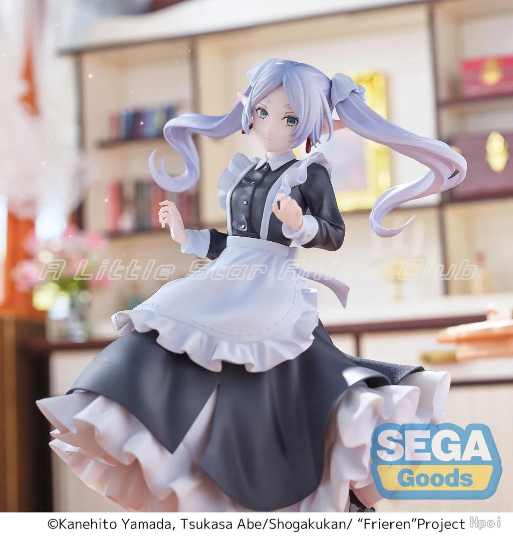 In Stock Original SEGA Luminasta Frieren:Beyond Journey's End Maid Outfit Animation Figures Model Collection Ornaments Toys
