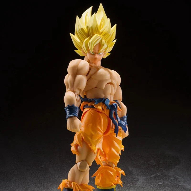 Shf Dragon Ball Z Son Goku Legendary Action Figure PVC Movable Collection Anime 17cm Super Saiyan Kakarotto Figurine Model Toys