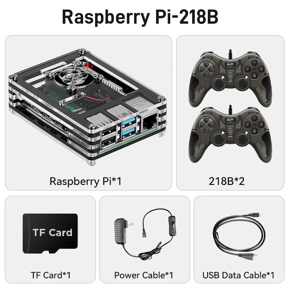 Batocera 39 OS Raspberry Pi 4 Computer Model B Retro Game Console with 90000+ Games for PS1/N64/PSP/Sega Saturn/MAME/NEOGEO/NDS