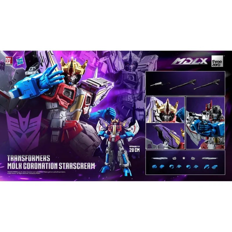 In Stock Transformed Toys 3A Threezero MDLX  Coronation Starscream Model Kit Toys Action Figure Collection Gift