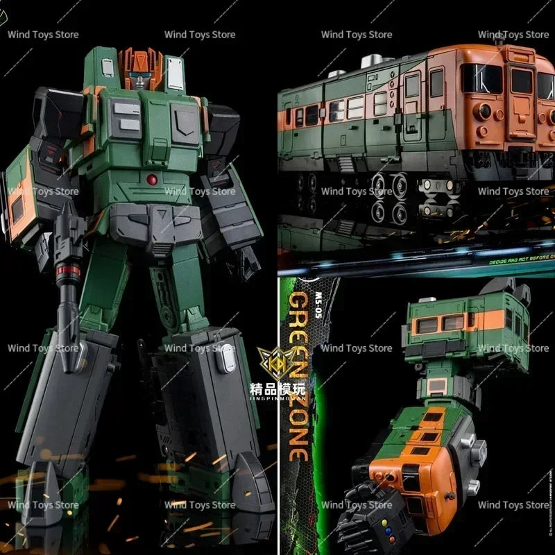 Transformation Trainbots Moon Studio Raiden Train Combination MS06 MS05 MS04 MOON SHINE Action Figures Toy Gift Collection Hobby
