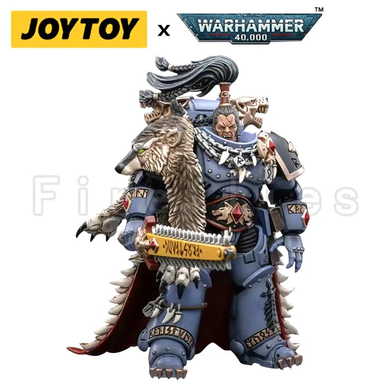 1/18 JOYTOY Action Figure 40K Space Wolves Ragnar Blackmane Re-issue Version Anime Model Toy