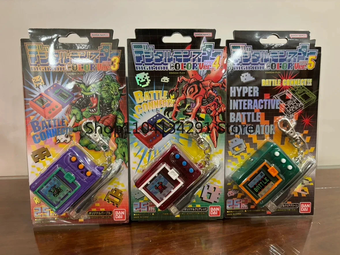 Bandai Digimon Yuanzu Tyrannosaurus Machine 25th Anniversary V1 V2 Color Screen Color Change Version of The Japanese Version Toy