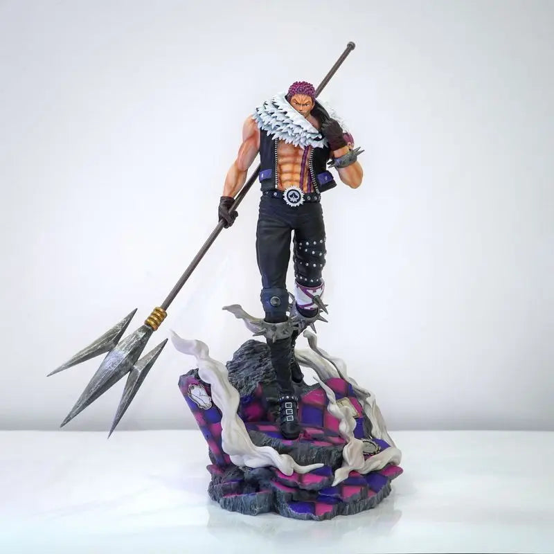 One Piec Anime Figure Charlotte Katakuri Figurine King Of Artist Charlotte Katakuri Statue Model Collection Decoration Toy Gift