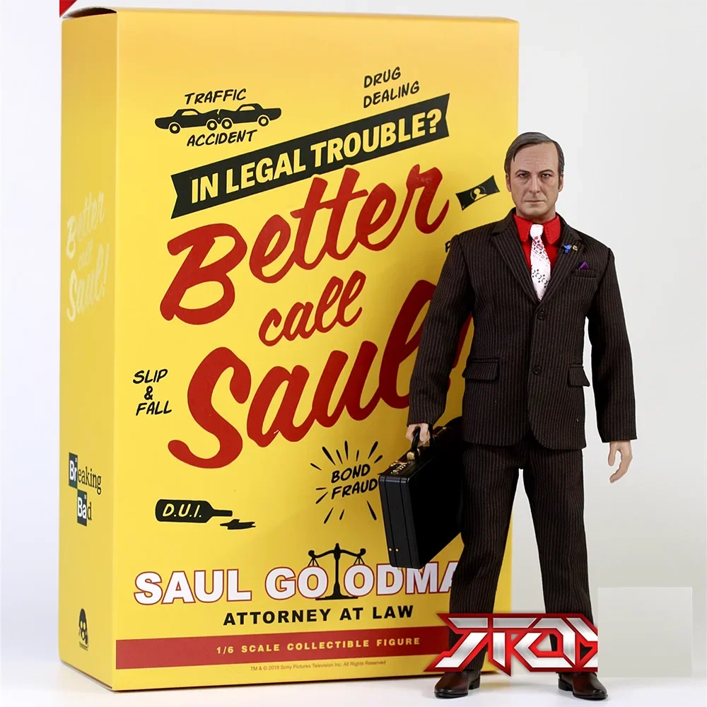 Original Threezero 3A 1/6 Better Call Saul Breaking Bad Lawyer Saul Goodman Action Figure Model Toys