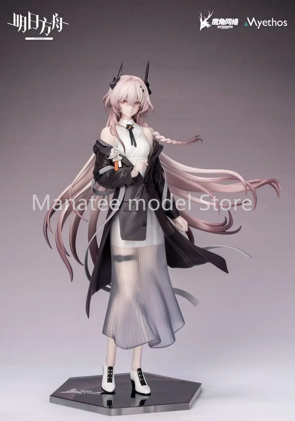 Myethos original Arknights theresa PVC Action Figure Anime Model Toys Figure Collection Doll Gift