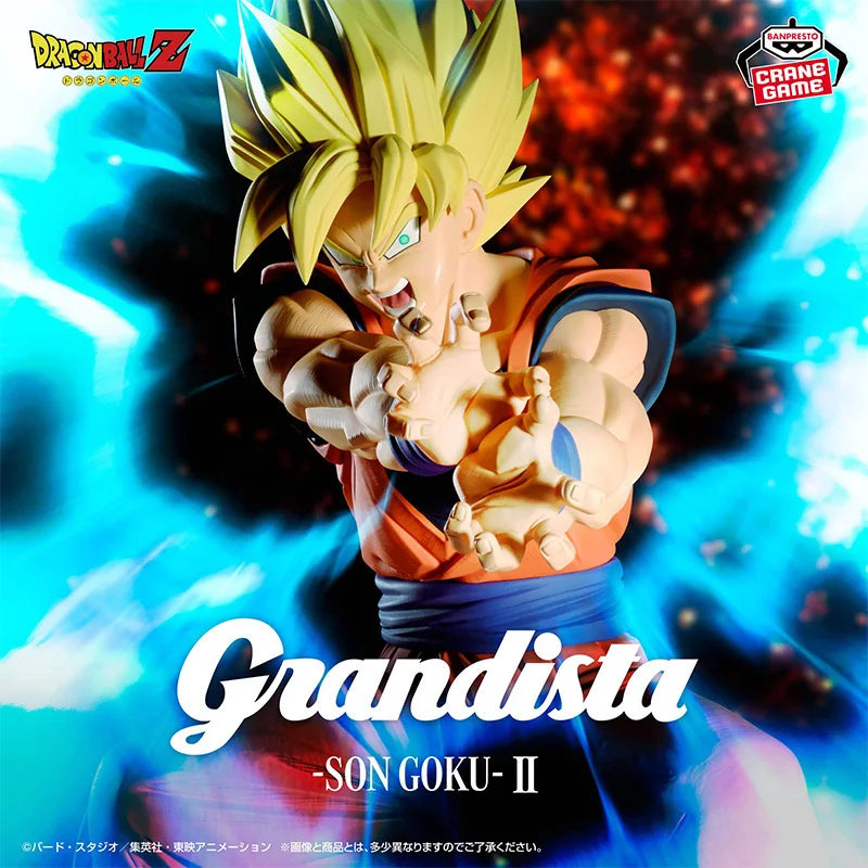 BANDAI NAMCO BANPRESTO in stock Original Genuine DRAGON BALL Z Grandista Son Gokuu 2 PVC About 25cm Figure model doll toy gift