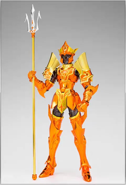 BANDAI Saint Cloth Myth EX Neptune Poseidon Deluxe Throne Set Character Model Toy Gift Collection Action Figure Toy in stock