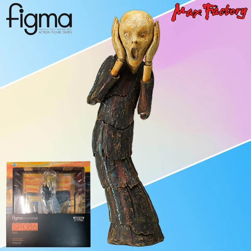 Max Factory Genuine Figma Series Desktop Art Museum Victoire De Samothrace ，Thinker Gypsum Ver Movable Model Exquisite Toys