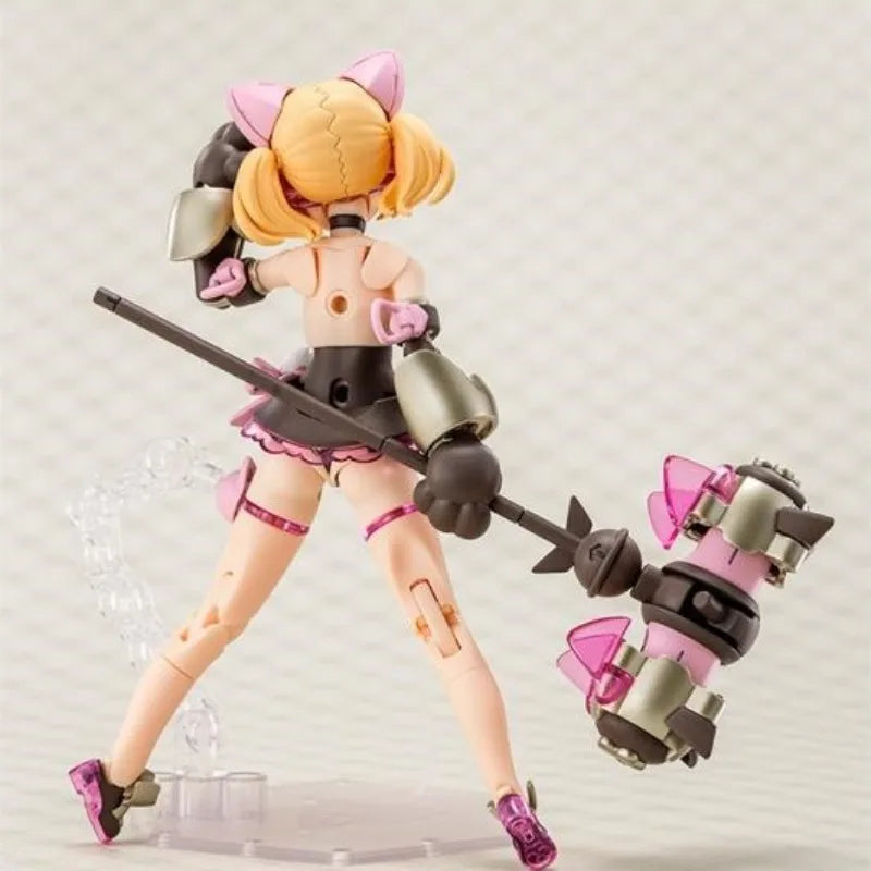 KOTOBUKIYA Original MEGAMI DEVICE Anime Figure PUNI MOFU KURO MAO Figure Model Collection Toy Gift