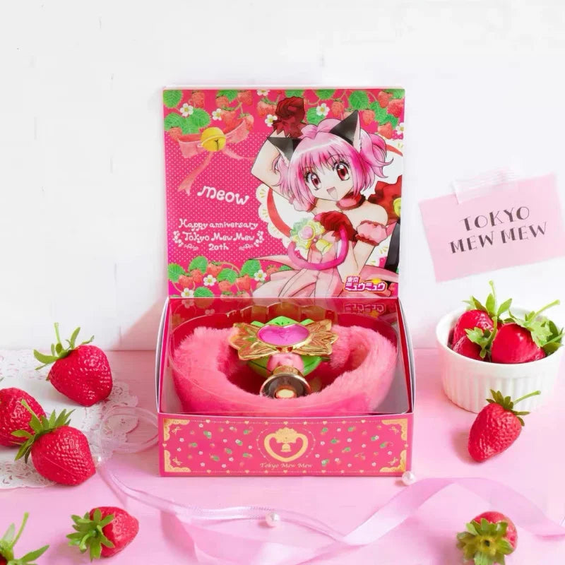 Bandai Original Special Memorize Tokyo Mew Mew Strawberry Mew Mew Pb Strawberry Bell Action Figures Birthday Gift Toy