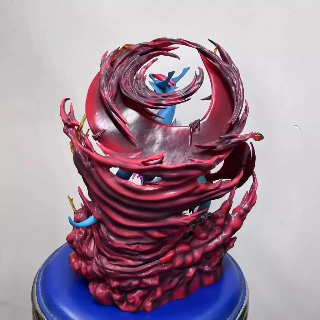 36cm Pokemon Anime Figure Salamence Bloodwing Evolutionary Scenario Luminous Model Decoration Collection Birthday Gift Toys Kids