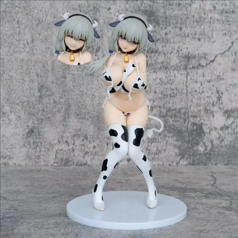 22cm Uzaki-chan Wa Asobitai! Uzaki Tsuki Sexy Nude Girl Model PVC Anime Action Hentai Figure Sexy Figure Toys Gifts