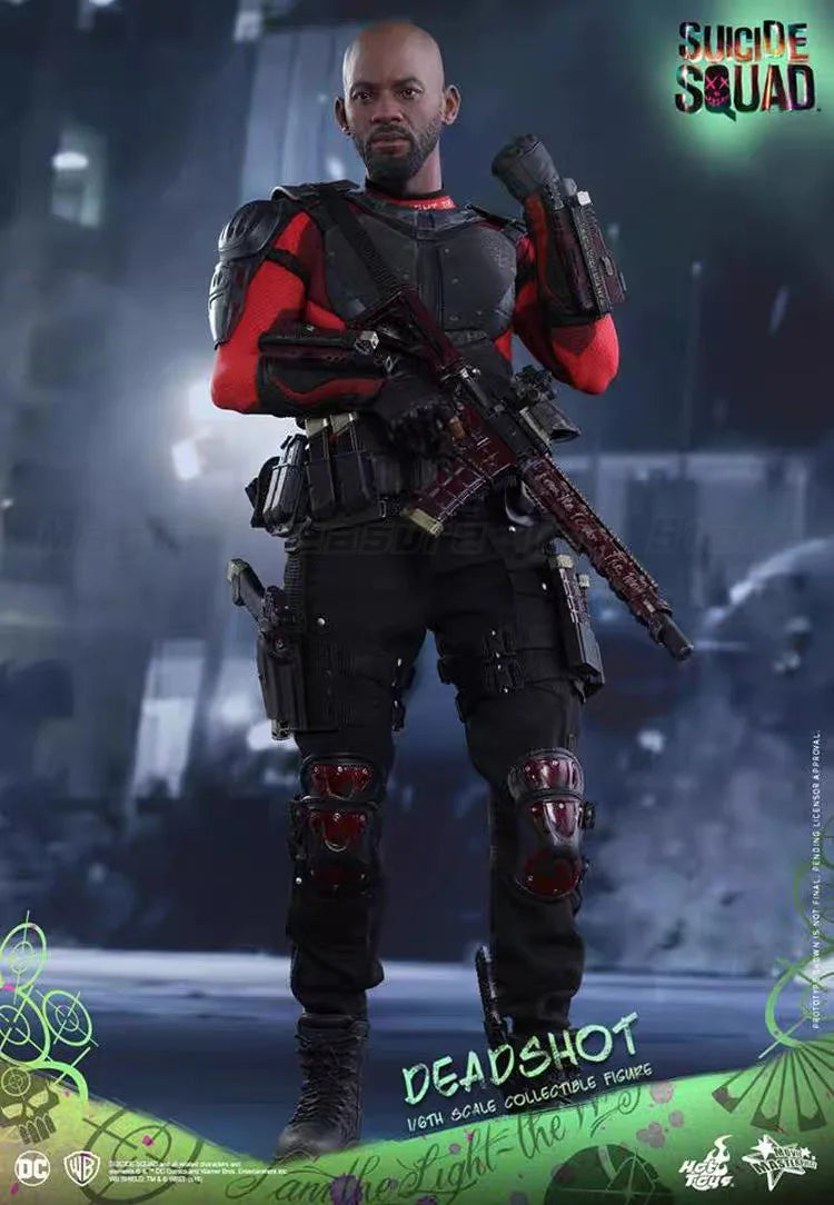 【Auf Lager】Hot Toys MMS381 X Suicide Squad Deadshot 1/6 Actionfigur Spielzeug Ornament Geschenk