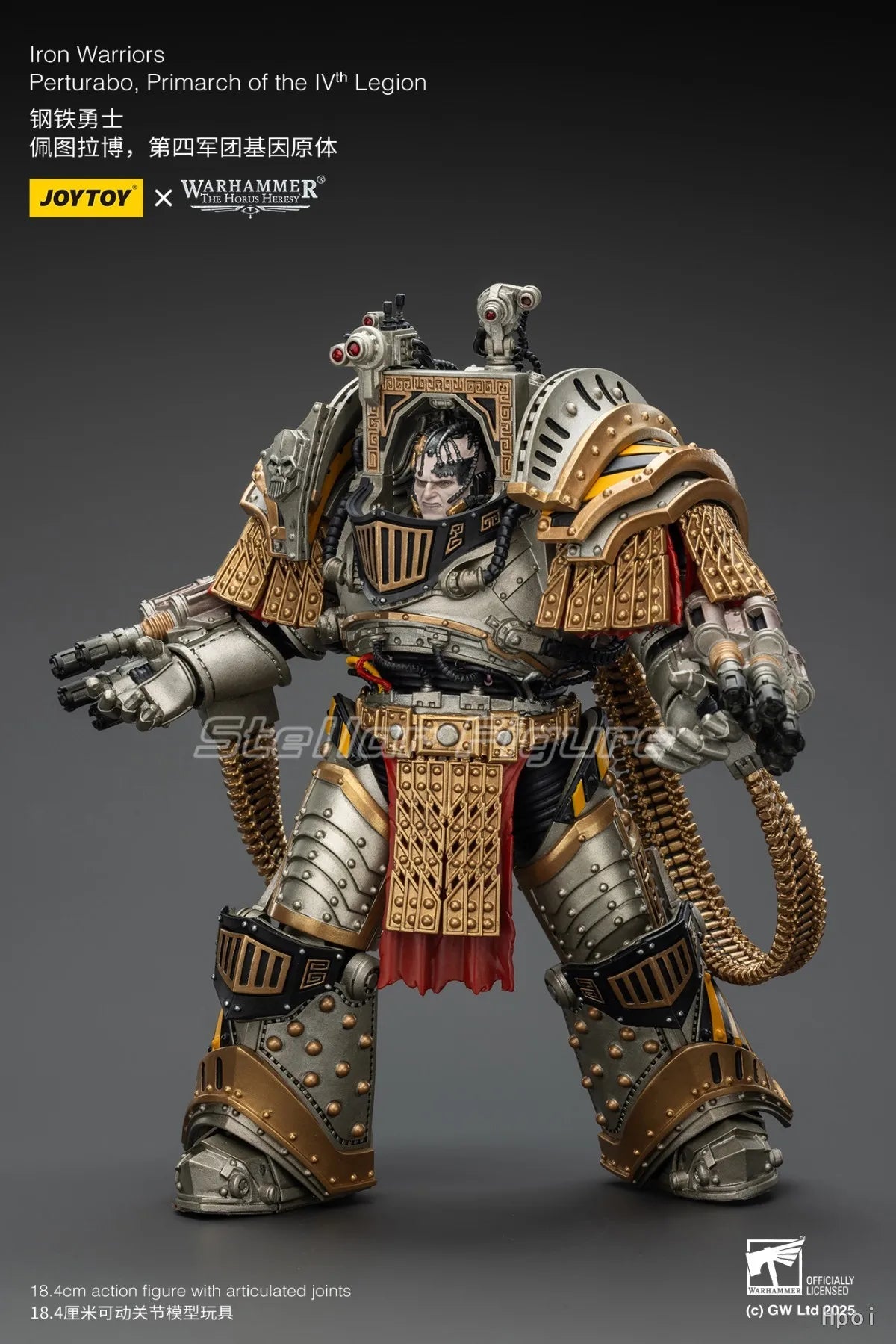 【SF】JOYTOY 1/18 Action Figure Lron Warriors Perturabo Primarch of The Lvn Legion Model Toys Gifts Collection Ornaments