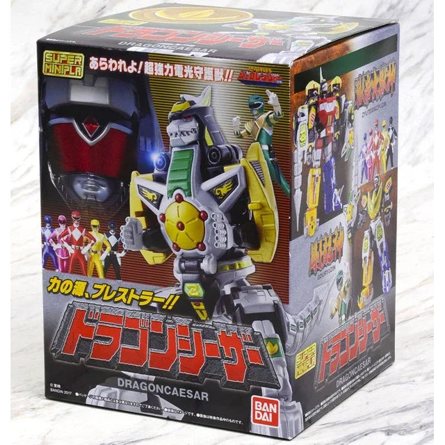 In Stock Bandai Power Ranger Original Super Mini Pla Dragon Caesar (shokugan)action Figure Collectible Model Toy For Friend Gift