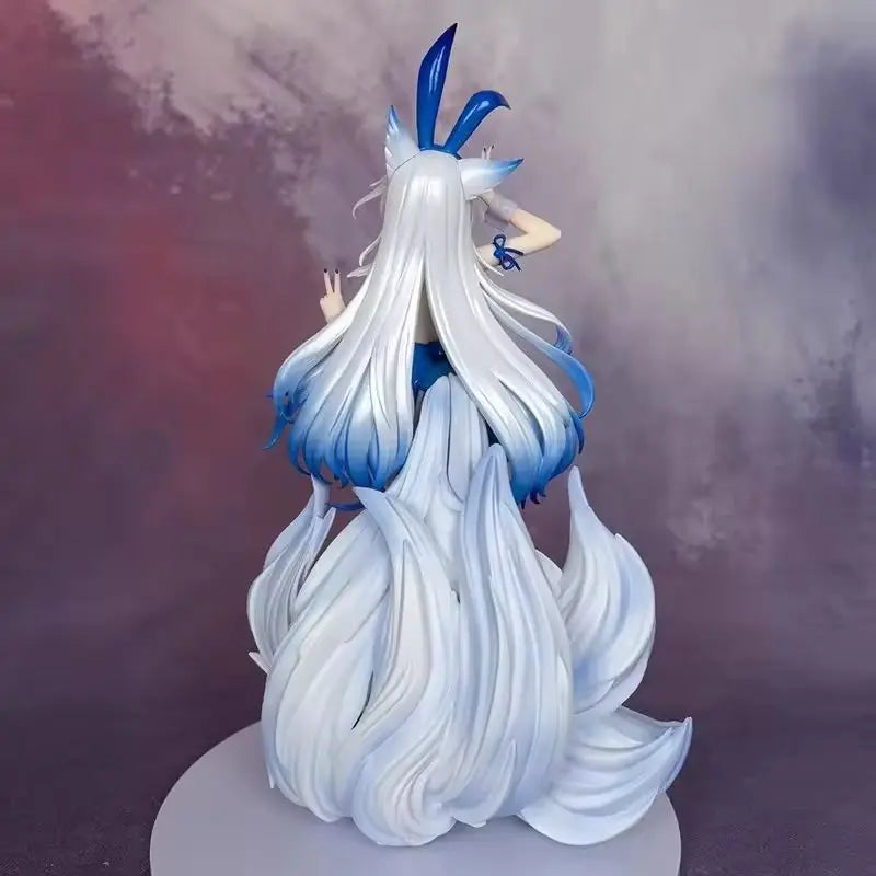 Azur Lane Shinano Dreams Of The Hazy Moon 1/7 Bunny Girl Gk Model Kit Translucent Skirt Twin Tails Anime Figure Decoration Gifts
