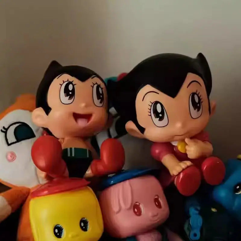 Astro Boy Uran Leo White Lion Classic Anime Q Version action Figure Cute Desktop Decor Collectible Toy Birthday Surprise Gifts