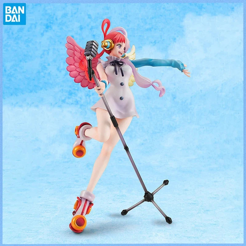 Bandai Genuine MegaHouse ONE PIECE World diva UTA Anniversary Anime figure Movable toy Anime Peripheral Doll for Collectors