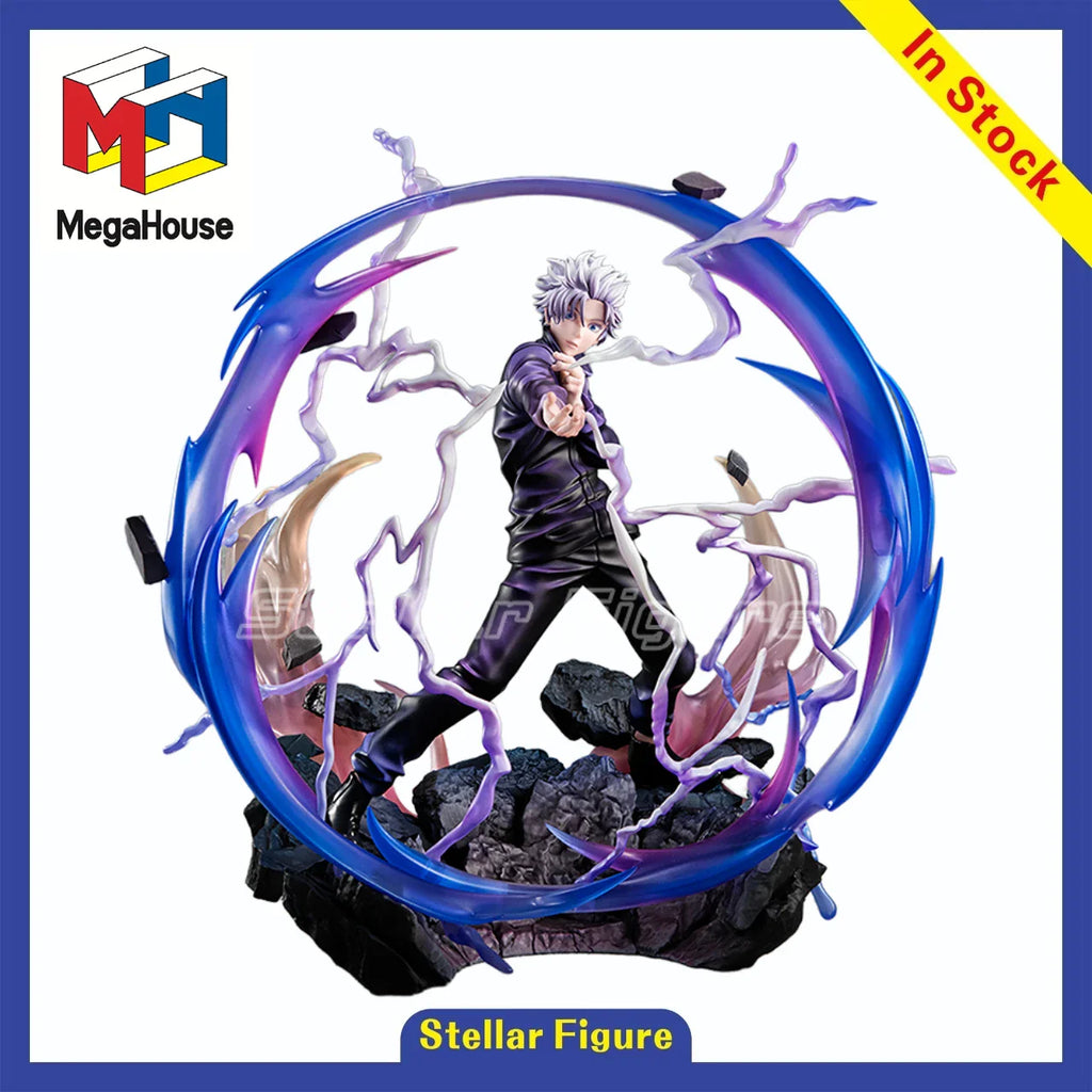 【SF】Auf Lager MegaHouse Jujutsu Kaisen Satoru Gojo Figuren Modell Sammlung Geschenk