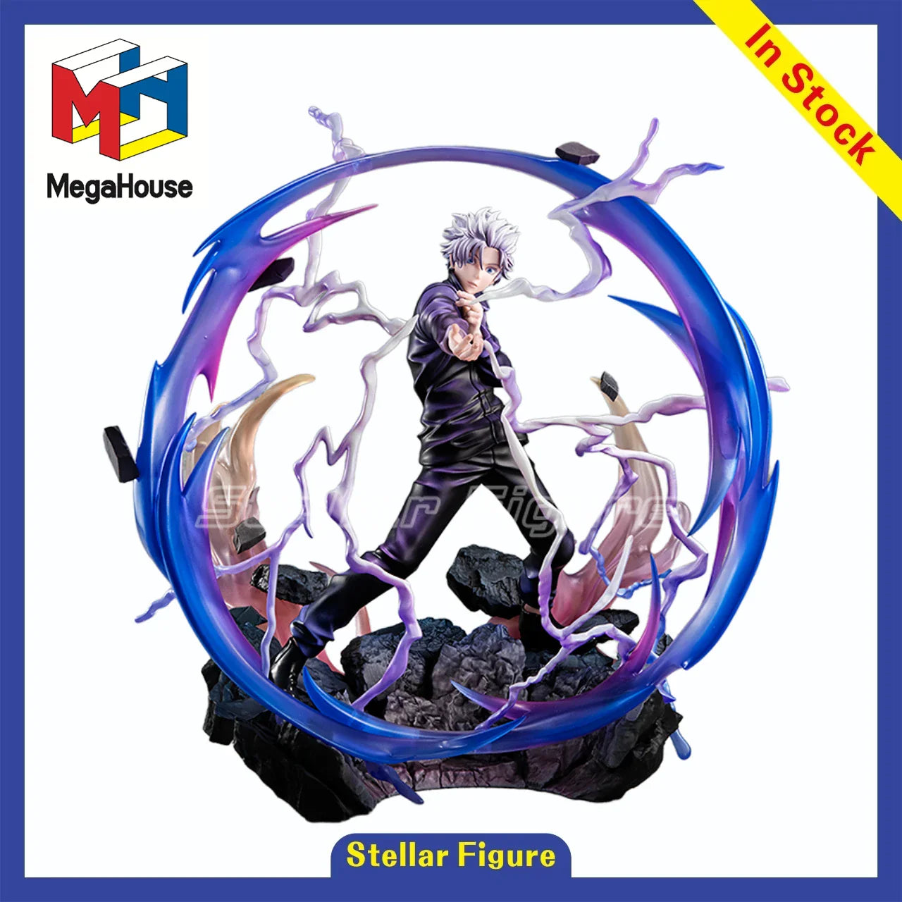 【SF】Auf Lager MegaHouse Jujutsu Kaisen Satoru Gojo Figuren Modell Sammlung Geschenk
