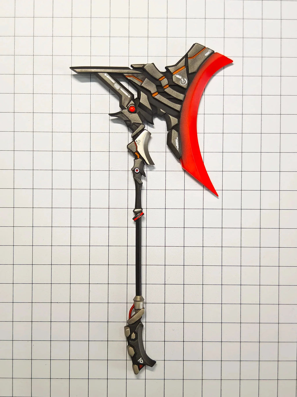 【No Figure】1/12 Scale Female Warrior Accessory Mechanical Axe Conversion Parts Unpainted Fit Kotobukiya Model For Collection