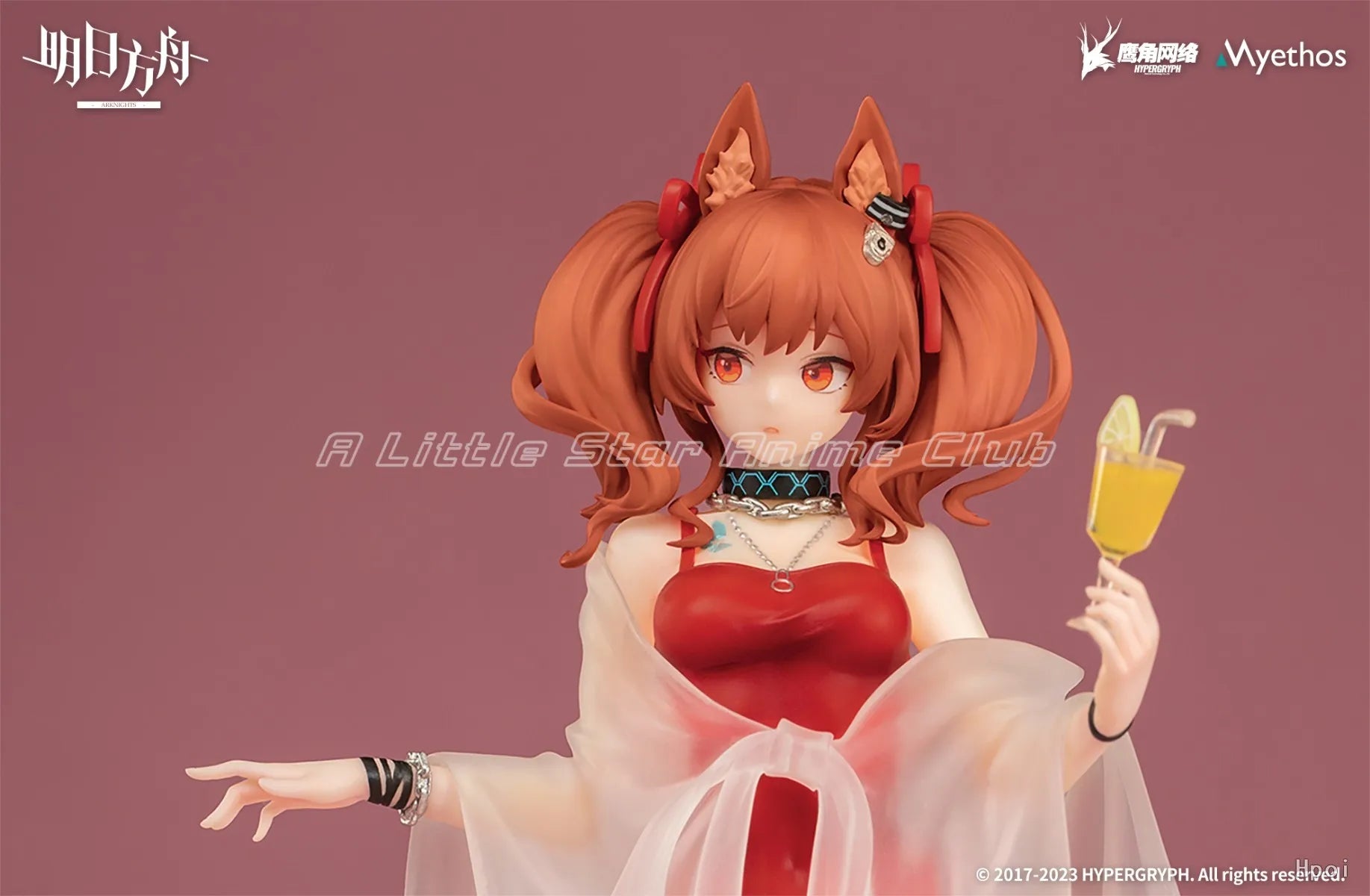 In Stock Original Myethos Gift Series Arknights Angelina Summer 1/7 Animation Figure Model Collection Gift Toys