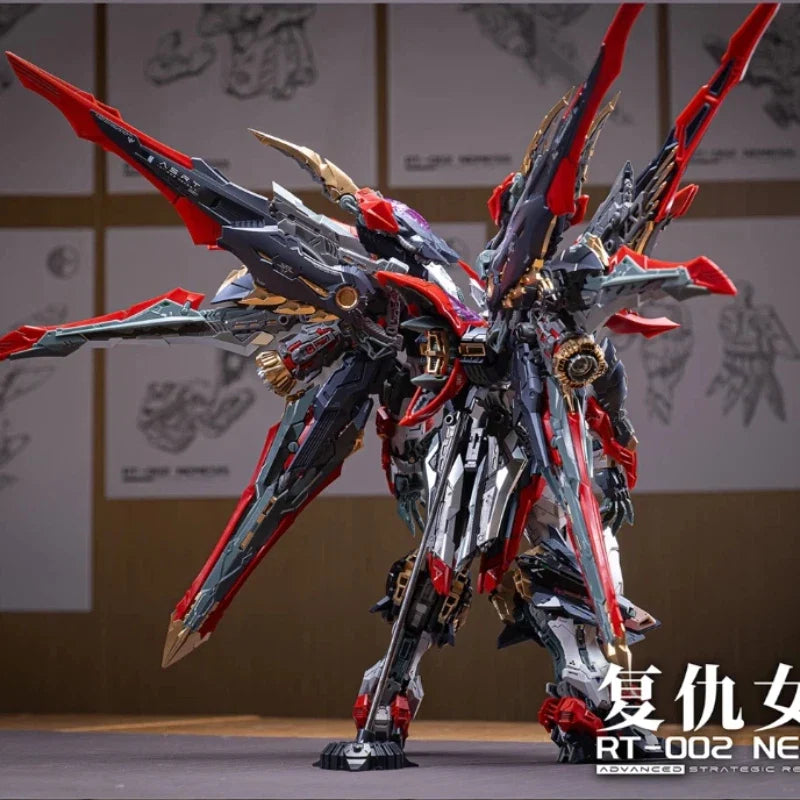 In-Stock Infinite Dimension Nemesis 1/100 Mecha Assembly Model Kit Action Figures Desktop Ornament Surprise Gift Collectable Toy
