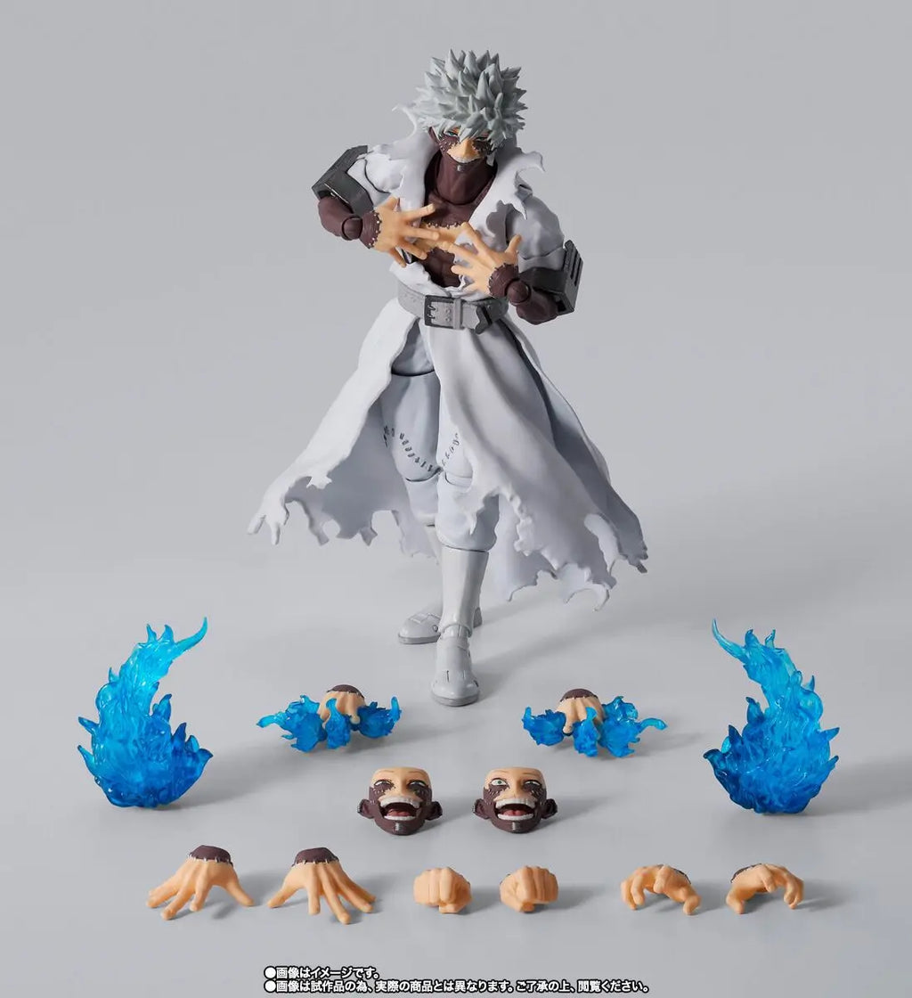 Original BANDAI S.H.Figuarts Boku no Hero Academia Dabi Anime Figure Toys My Hero Academia Joint PVC Model Collection Doll