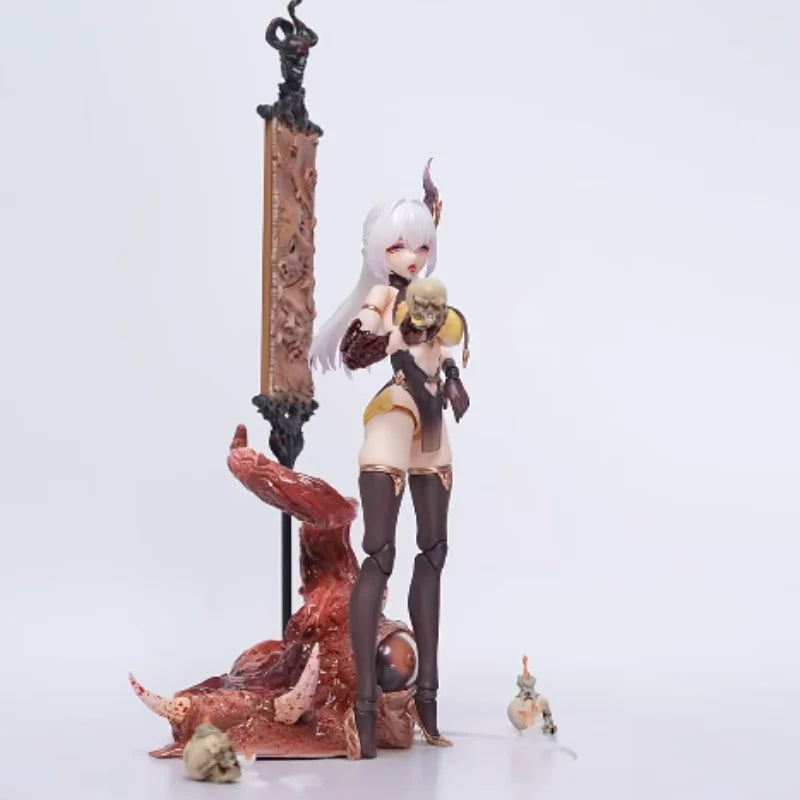 Eiifox Bearpanda Hua Xia Action Figure Collectible Gods And Ghosts Series Painted Skin Articulated Model Anime Merch Toy Gift