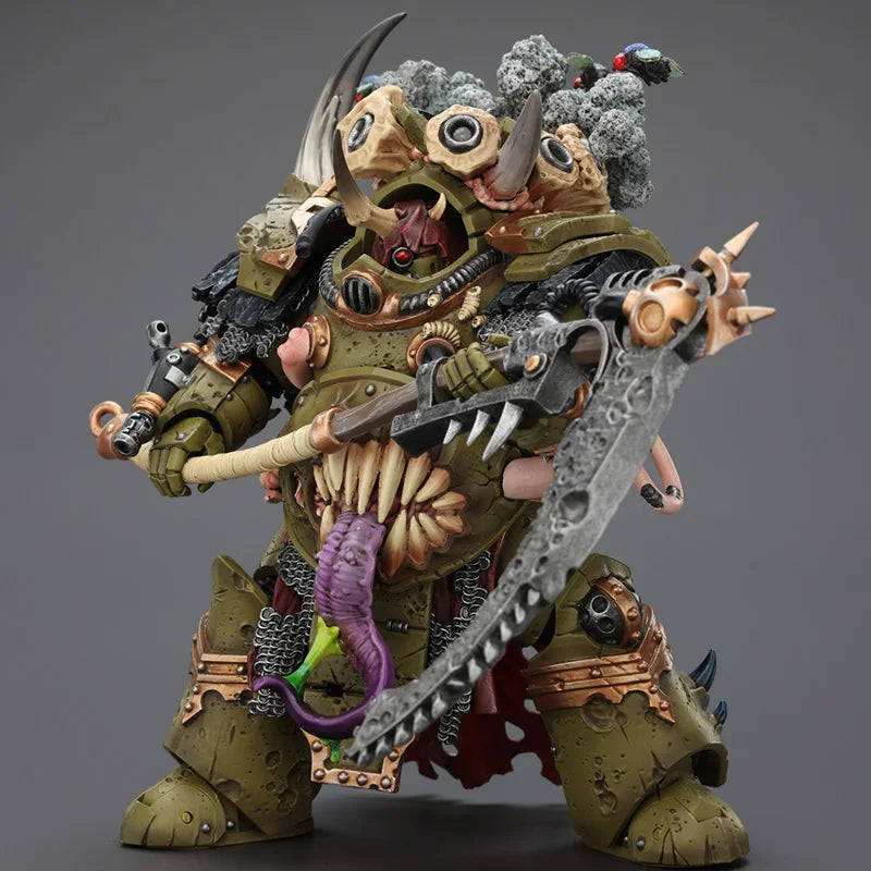 JOYTOY Warhammer 40K Death Guard 1/18 Action Figure Doll Deathshroud Terminator Champion Anime Collection Model Collectible Toys