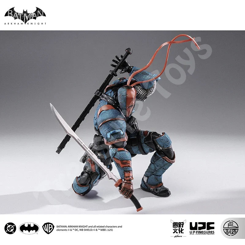 LPZZ ROUNO CUEURE DC002 1/12 Deathstroke Arkham Knight Finished Module Movable Batman Model 6-inches Action Anime Figure Toys