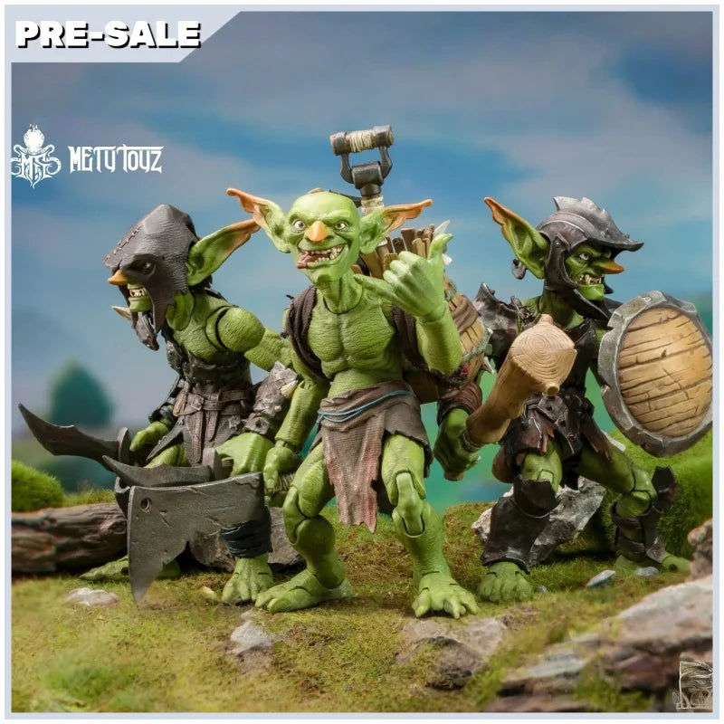 Pre-Sale 13cm Genuine Metytoyz Goblin Adventure Team Warrior Action Figure Movable Joint Trendy Toy Merch Collectibles Gift