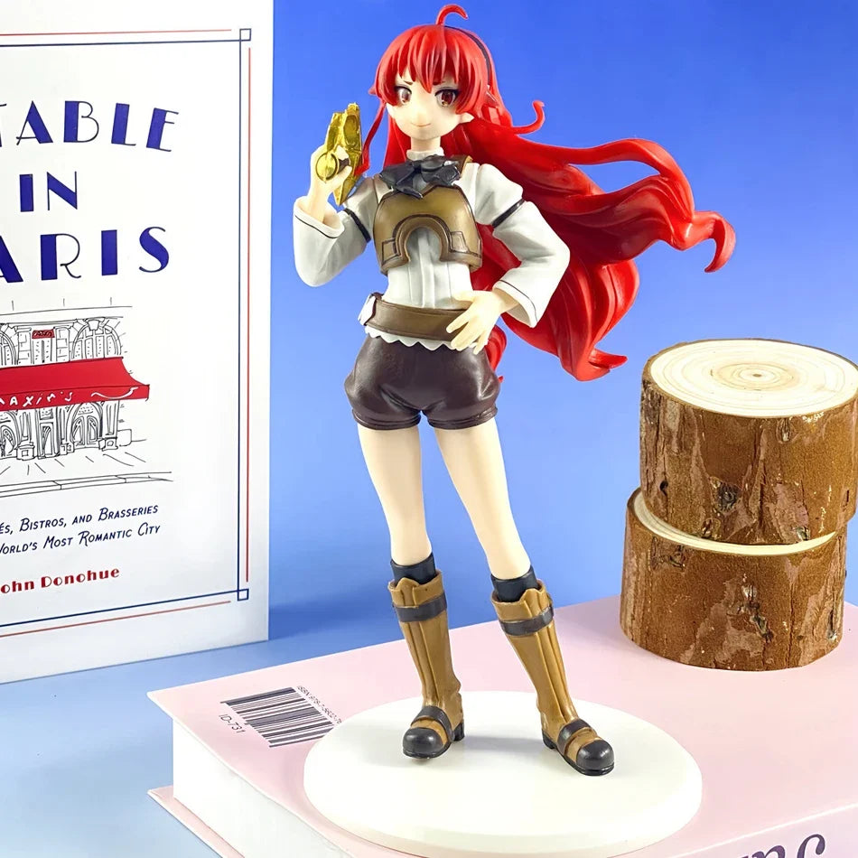 Four figurines Magician Roxy Migurdiass flower Action Figure Mushoku Tensei：Jobless Reincarnation Anime Figure PVC