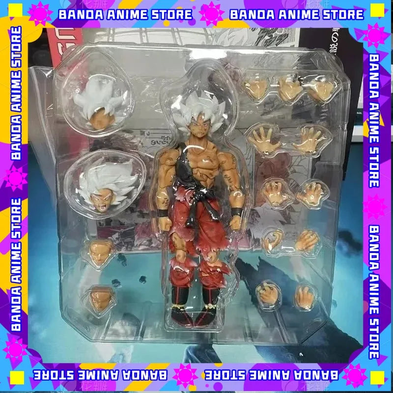 In Stock New Black Hole Toys Dbz Son Goku Shf Ssj Super Saiyan Warrior Awakening Ver Anime Action Figure Kids Custom Toys Gifts